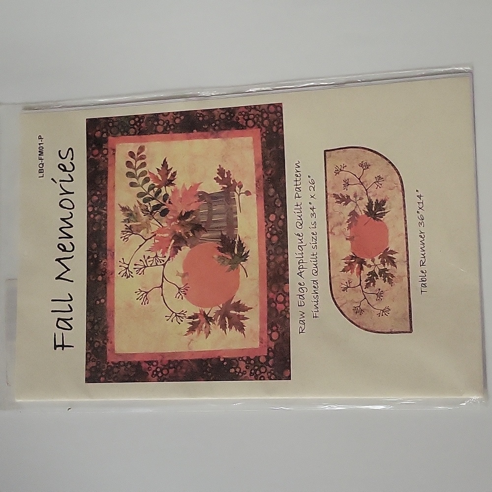 Fall Memories Quilting Pattern 2005 Laundry Basket Quilts